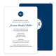 Navy Circle Initials Invitations Image 10 of 11